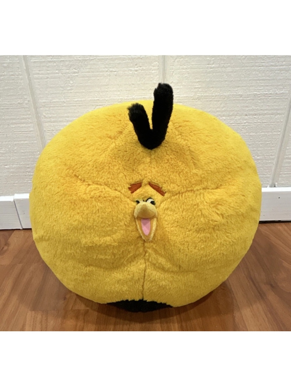 Angry Birds Yellow Plush Character Pillow